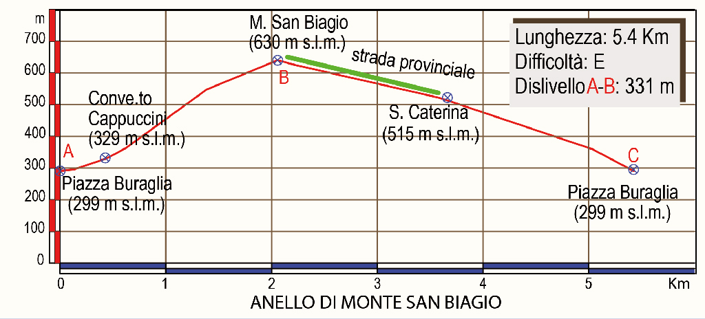 anello san biagio caratteristiche tecniche