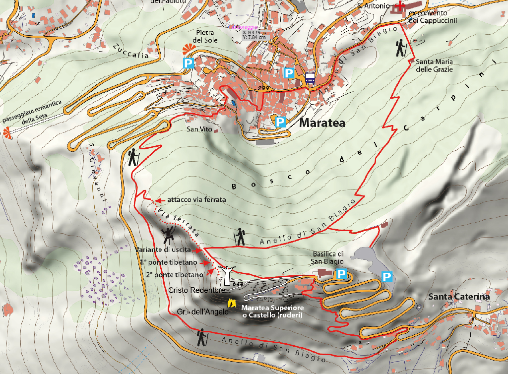 anello san biagio mappa maratea