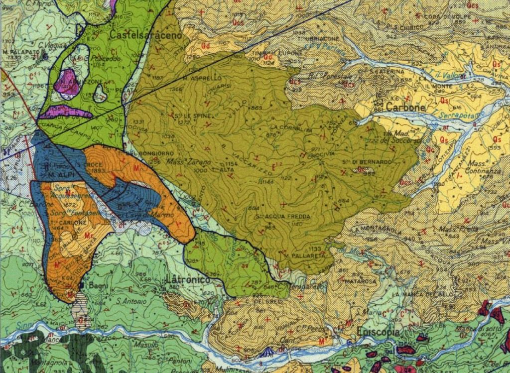 monte alpi geologia web